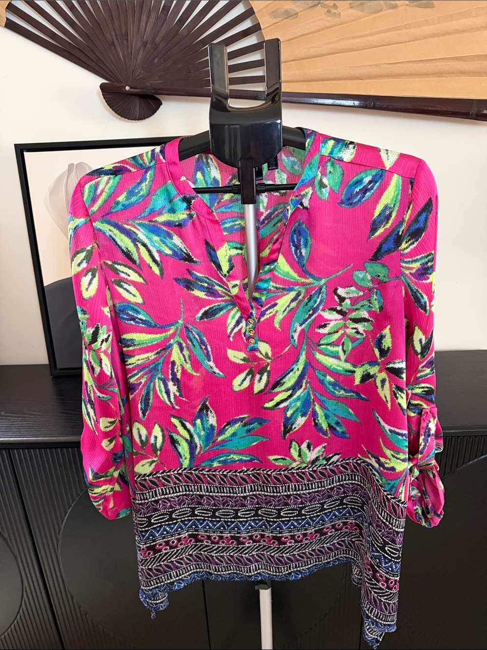 Vintage Y2K Rafaella Semi Sheer Polyester Blouse